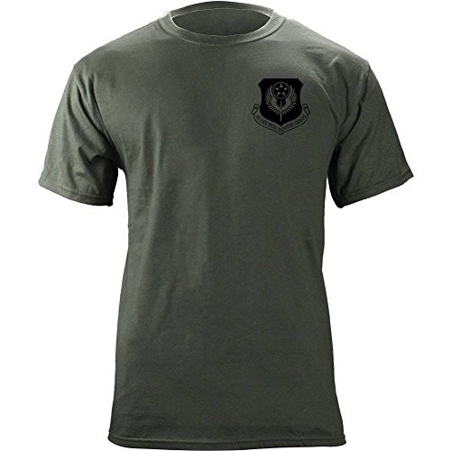 USAMM Air Force Special Operations CMD Full Color Veteran Patch T-Shirt -Large  Green-