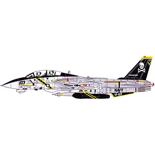 F-14B Tomcat VF-103 Patch Detailed Sideview