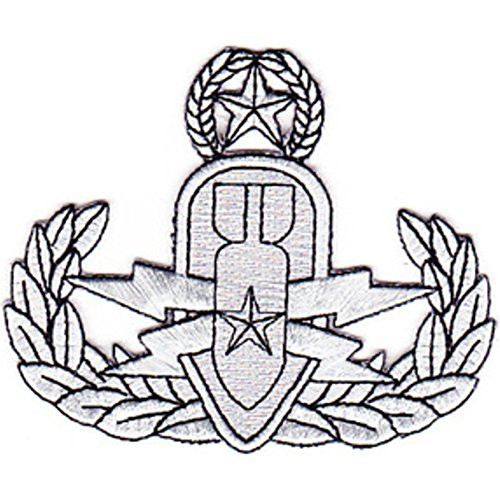 Eod Explosive Ordnance Disposal Master Badge Silver Patch Eod Explosive Ordnance Disposal Master Badge Silver Patch