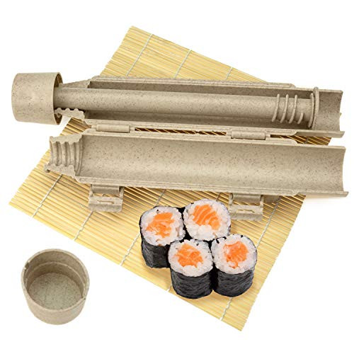 Sushi Mold  Sushi Roller Kit Sushi Bazooka  Sushi Making Kit for Easy Sushi Cooking Rolls Best Kitchen Sushi Tool  Easy Sushi Cooking Rolls  Beginner Sushi Kit
