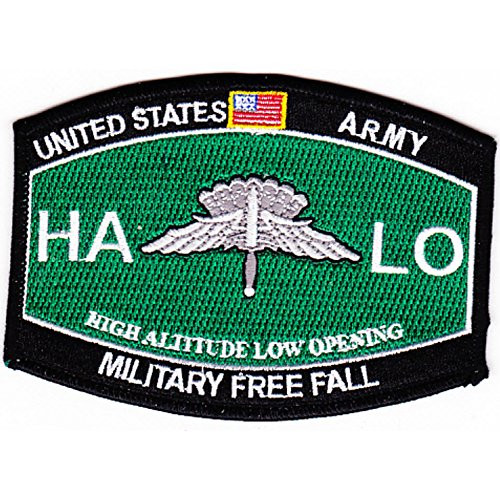 High Altitude Low Opening Military Occupational Specialty Parachutist MOS Patch HALO