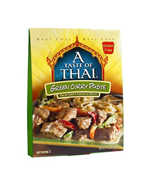 A Taste of Thai Green Curry Paste  1.75 oz Box  6 Piece