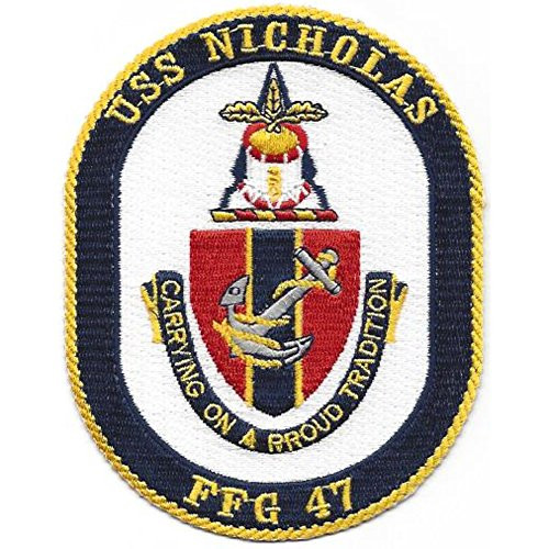 USS Nicholas FFG 47 Frigate Ship Patch