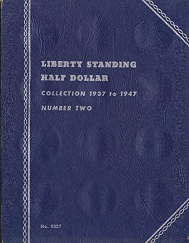 1937-1947 LIBERTY WALKING HALF DOLLARS NUMBER TWO USED WHITMAN No 9027 COIN  Album  Binder  Board  Book  Card  Collection  Folder  Holder  Page  Portfolio  Publication  Set  Volume