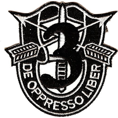 3rd Special Forces Group Crest Black 3 Patch