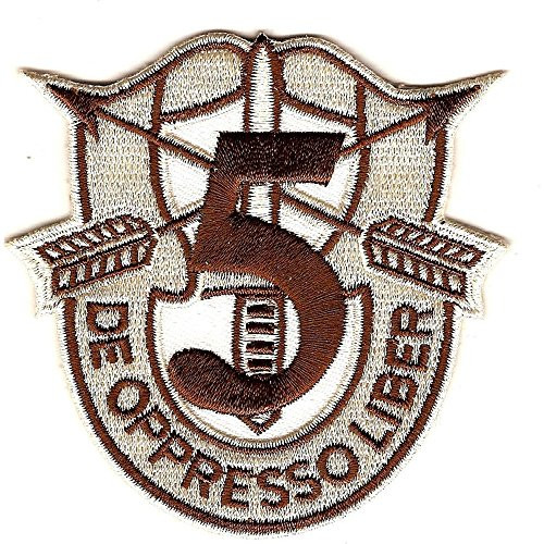 5th Special Forces Group Crest Desert Brown 5 Patch