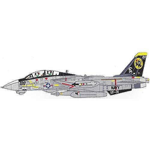 F-14B Tomcat Side View VF-31 Fighter Squadron Patch