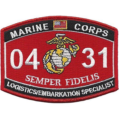 Marine MOS 0431 Logistics Embarkation Specialist Patch Marine MOS 0431 Logistics Embarkation Specialist Patch