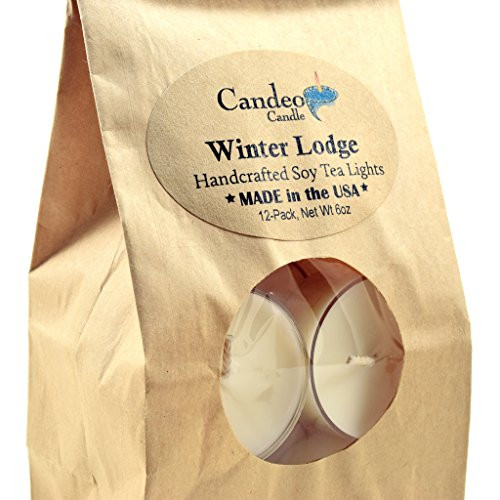Winter Lodge Holiday Scented Soy Tealights 12 Pack Clear Cup Candles Christmas Candles Winter Lodge Holiday Scented Soy Tealights 12 Pack Clear Cup Candles Christmas Candles