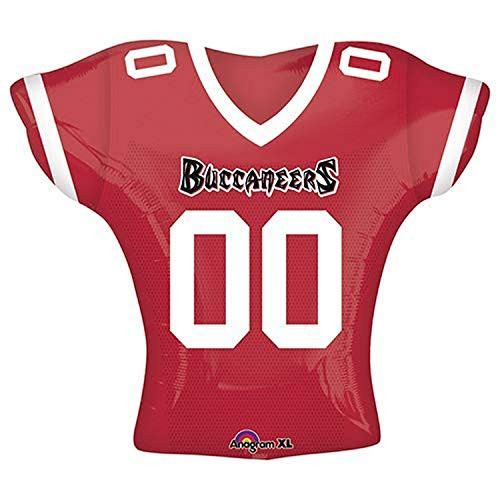 Anagram NFL Tampa Bay Buccaneers Football Jersey Foil Balloon  24 inch  Multicolored