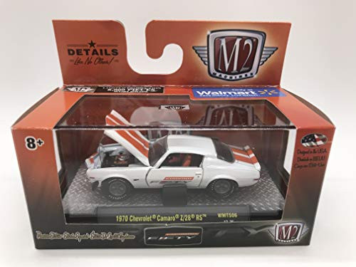 M2 Machines by M2 Collectible Camaro Fifty 1970 Chevy Camaro Z 28 RS WMTS06 17-35 White Orange Details Like NO Other! 1 of 8000 M2 Machines by M2 Collectible Camaro Fifty 1970 Chevy Camaro Z 28 RS WMTS06 17-35 White Orange Details Like NO Other! 1 of 8000