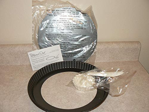 The Pampered Chef Tart/Quiche Pan with Fluting Tool