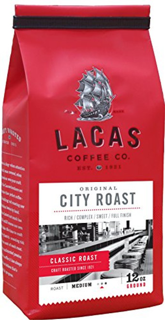 Lacas Coffee Company Original City Roast Whole Bean 12 oz.