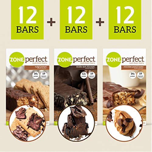 ZonePerfect Nutrition Snack Bars, Variety Pack, (36 Count)
