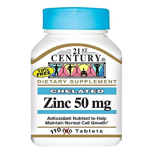 21st Century Zinc 50Mg 110 Count -6 Pack-