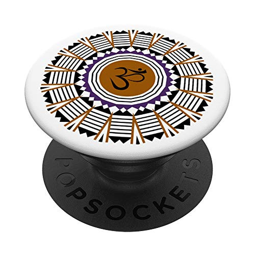 Spiritual Mandala Yoga Om Symbol Purple Brown Tribal Design PopSockets Grip and Stand for Phones and Tablets Spiritual Mandala Yoga Om Symbol Purple Brown Tribal Design PopSockets Grip and Stand for Phones and Tablets