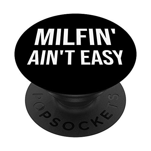 Pop Out Cell Phone Holder Button for Hand MILF Funny Mom PopSockets PopGrip Swappable Grip for Phones and Tablets Pop Out Cell Phone Holder Button for Hand MILF Funny Mom PopSockets PopGrip Swappable Grip for Phones and Tablets