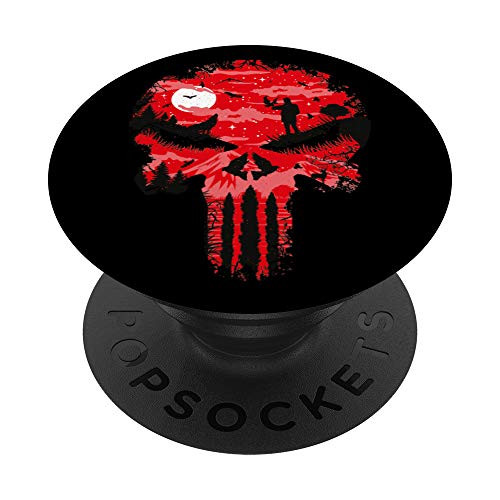 Red Skull Phone-Grip Famouse Superhero Character Design PopSockets PopGrip  Swappable Grip for Phones  and  Tablets