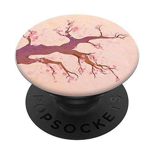 Anime Sakura Pink Flower Japan Gift Pretty Cherry Blossom PopSockets PopGrip  Swappable Grip for Phones  and  Tablets