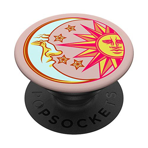 Moon Sun Stars Occult Tarot Card Astrology Rose PopSockets PopGrip Swappable Grip for Phones and Tablets Moon Sun Stars Occult Tarot Card Astrology Rose PopSockets PopGrip Swappable Grip for Phones and Tablets