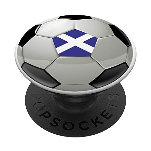 Scotland Soccer Scottish Flag on a Football PopSockets Grip and Stand for Phones and Tablets Scotland Soccer Scottish Flag on a Football PopSockets Grip and Stand for Phones and Tablets