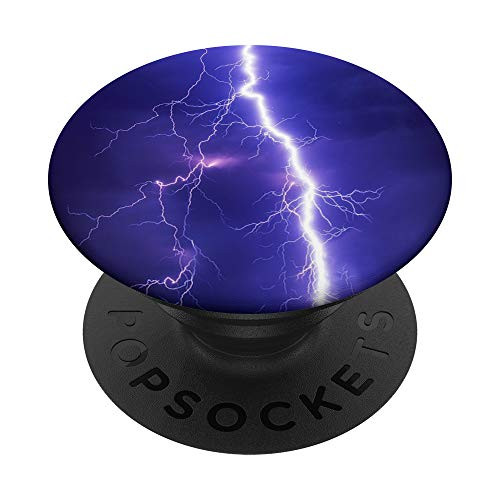 Lightning Phone Grip Holder PopSockets PopGrip  Swappable Grip for Phones  and  Tablets
