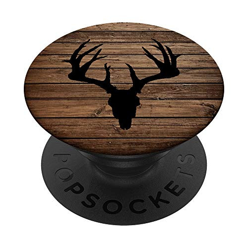 Whitetail Deer Buck Skull Booner Antlers PopSockets PopGrip  Swappable Grip for Phones  and  Tablets