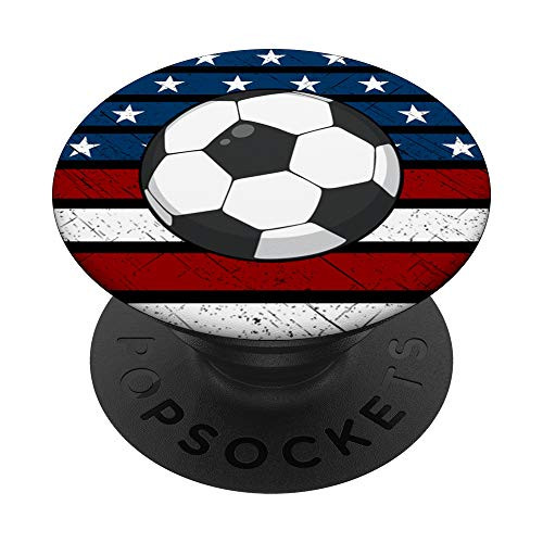 American Flag Soccer Ball Team Players Coaches PopSockets Grip and Stand for Phones and Tablets American Flag Soccer Ball Team Players Coaches PopSockets Grip and Stand for Phones and Tablets