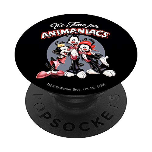 Animaniacs It s Time For PopSockets PopGrip  Swappable Grip for Phones  and  Tablets