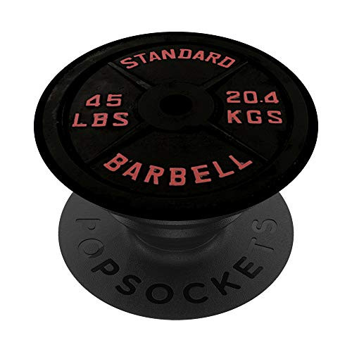 Weightlifting Plate Bodybuilder Weight Body Building PopSockets PopGrip Swappable Grip for Phones and Tablets Weightlifting Plate Bodybuilder Weight Body Building PopSockets PopGrip Swappable Grip for Phones and Tablets