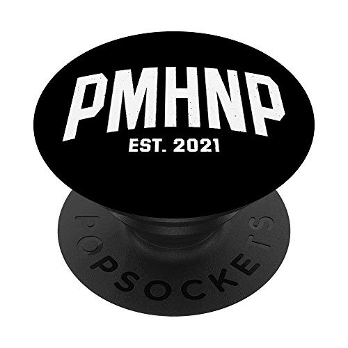 PMHNP Gift Graduation 2021 Psychiatric Nurse PopSockets PopGrip  Swappable Grip for Phones  and  Tablets