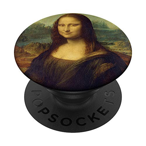 Leonardo da Vinci Mona Lisa - Retro Aesthetic Vintage Art PopSockets PopGrip  Swappable Grip for Phones  and  Tablets