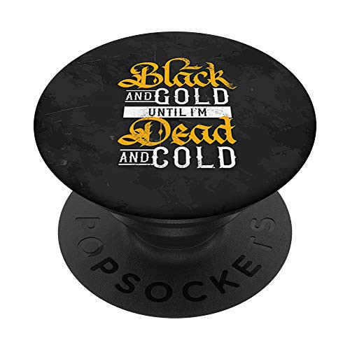 Pittsburgh Ultimate Sports Fan Distressed Lettering PopSockets Grip and Stand for Phones and Tablets