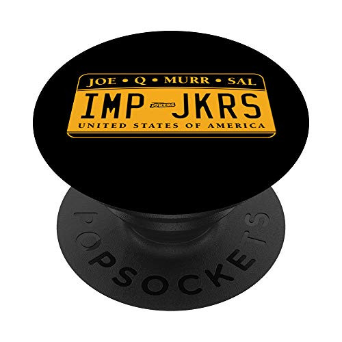 Impractical Jokers License Plate Long Sleeve T-Shirt PopSockets PopGrip  Swappable Grip for Phones  and  Tablets