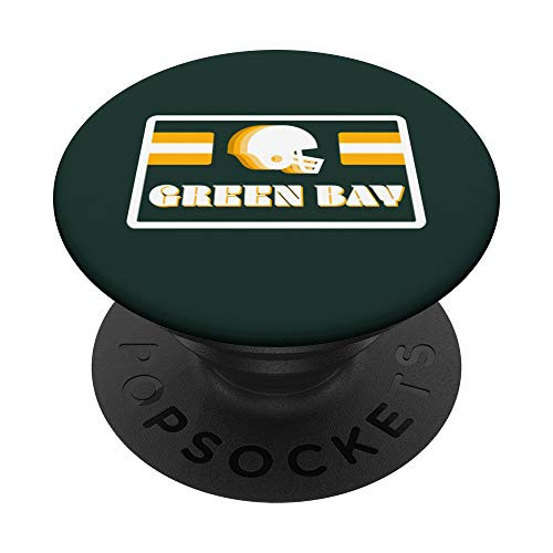 Retro 70s Old School Green Bay Football PopSockets PopGrip Swappable Grip for Phones and Tablets Retro 70s Old School Green Bay Football PopSockets PopGrip Swappable Grip for Phones and Tablets