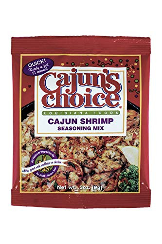 Cajun Shrimp Seasoning Mix .3 oz Cajun s Choice Louisiana Foods -Pack of 6-