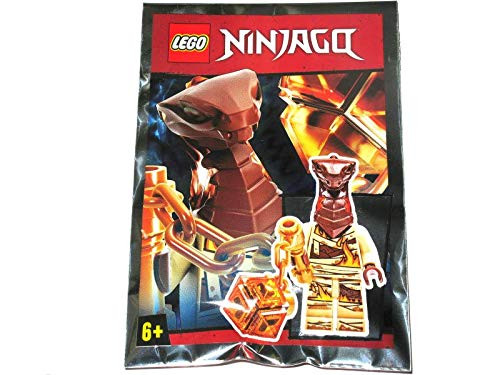 Lego Ninjago Pyro Whipper FS Spinjitzu Slam Minifigure with Flail Foil Pack - New