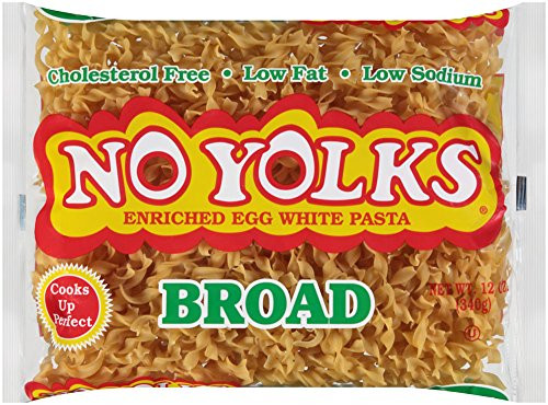 No Yolks Broad Egg Noodle  12 oz -Pack of 12-