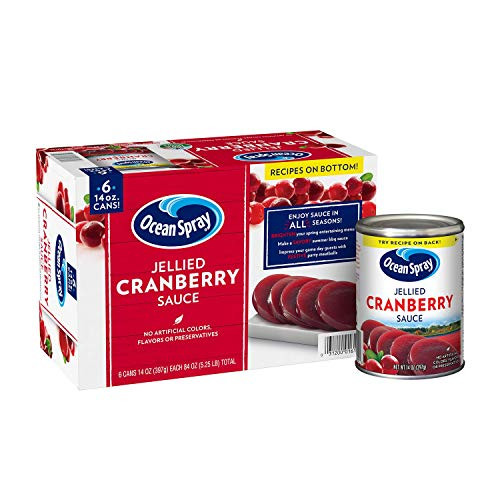 Ocean Spray Jellied Cranberry Sauce  14 oz  6 pk - 1 box