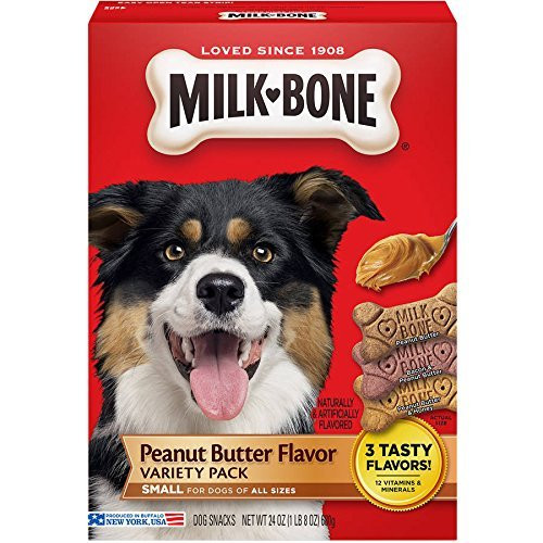 Milk-Bone Peanut Butter Flavor Dog Treats Variety Pack  Small Medium  24 oz -2- by Milk-Bone