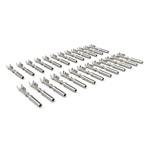 Delphi Micro-Pack 100W Series Female Unsealed Terminal 12084912  Cable Range 18 ga -0.80 mm2- -25 pieces-