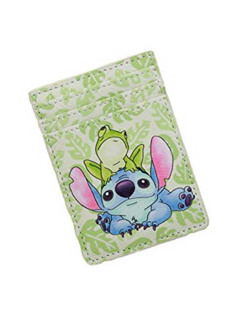 Loungefly Disney Lilo and Stitch Frog Cardholder MULTI One Size Loungefly Disney Lilo and Stitch Frog Cardholder MULTI One Size