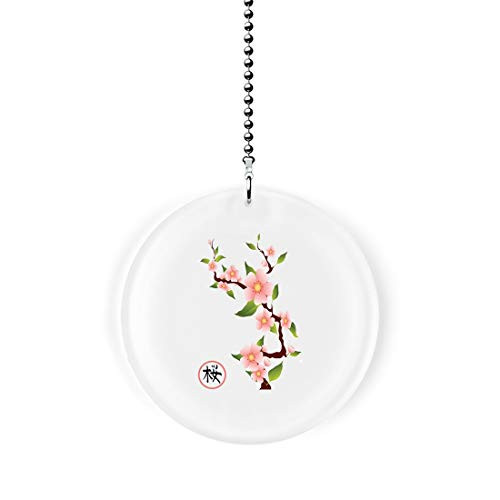Japanese Sakura Branch Fan Light Pull