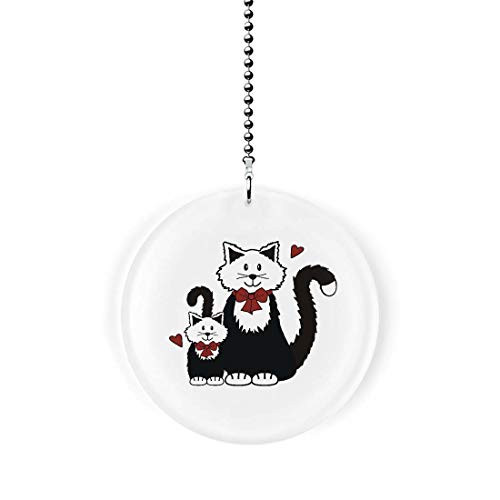 Gotham Decor Cute Cat and Kitten Fan Light Pull