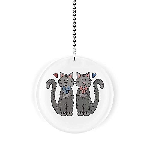 Gotham Decor Loving Cats Fan Light Pull