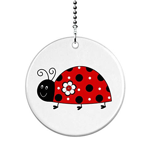 Happy Ladybug Fan Light Pull