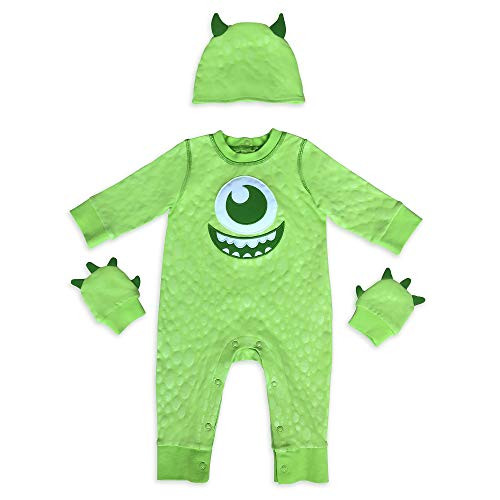Disney Pixar Mike Wazowski Costume Romper for Baby  Monsters  Inc  Size 12-18 Months