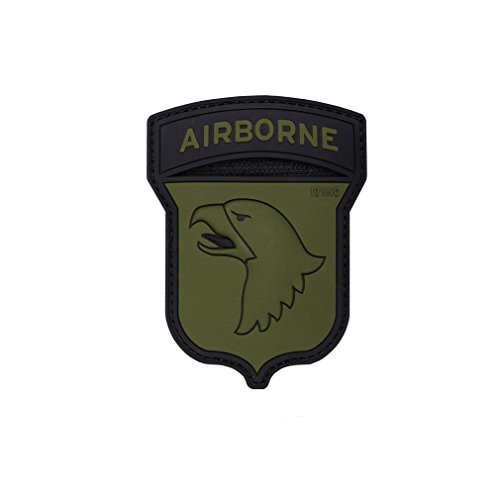 Airborne Screaming Eagles US Army Air Force Unit United States America Us Eagle Division 9x7cm - 3D Rubber Patch Airborne Screaming Eagles US Army Air Force Unit United States America Us Eagle Division 9x7cm - 3D Rubber Patch