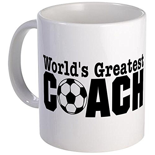 CafePress World s Greatest Soccer Coach Mug Unique Coffee Mug  Coffee Cup