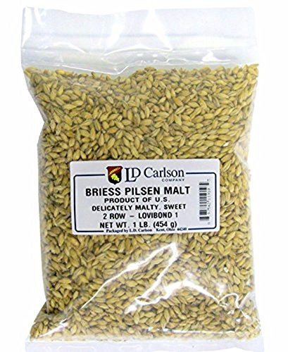 Briess Pilsen Malt Brewing Malt Whole Grain 1lb Bag